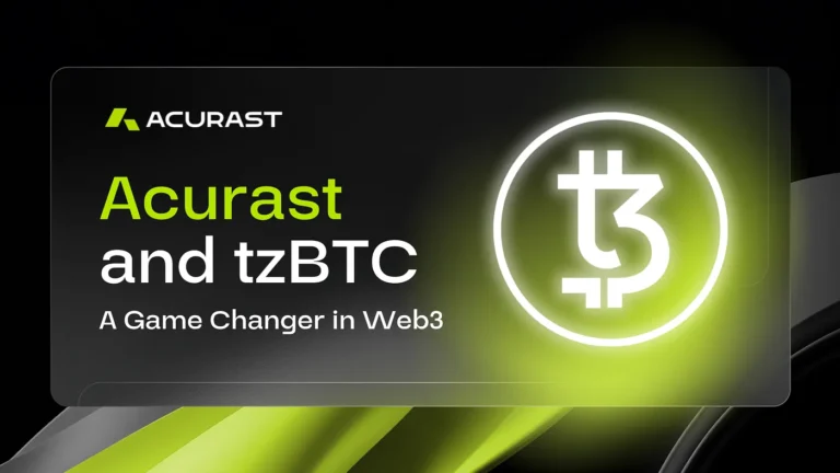 Acurast and tzBTC: A game changer in Web3!