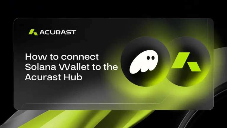 How to connect Solana Wallet to the Acurast Hub