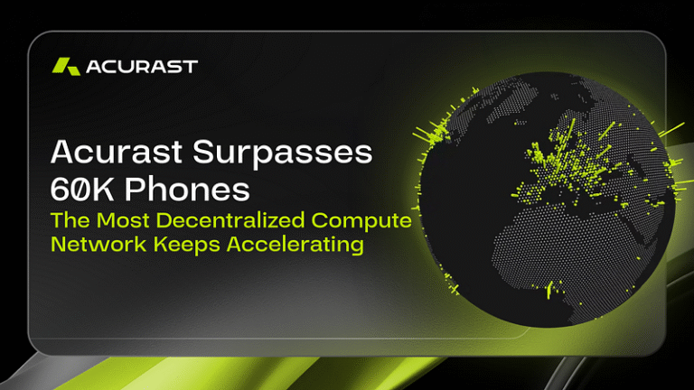 Acurast Surpasses 60,000 Phones — The World’s Most Decentralized Compute Network Keeps Accelerating