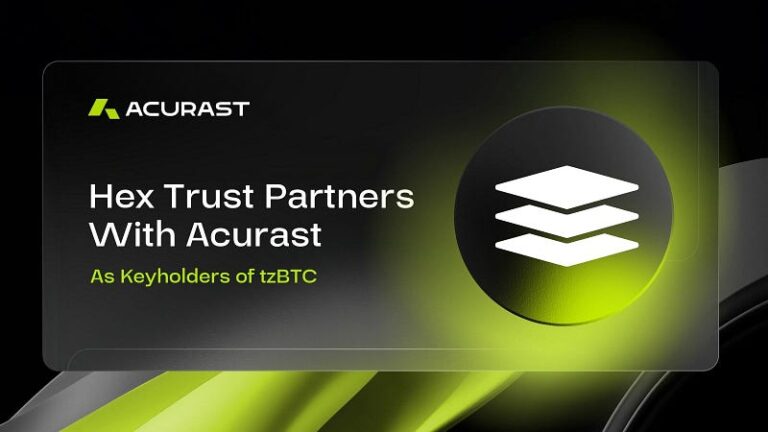 Hex Trust Partners with Acurast as Keyholders of tzBTC