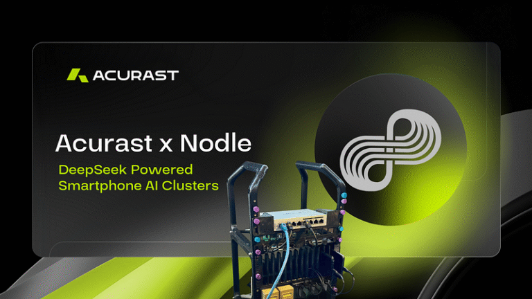 Acurast and Nodle Launch Open Node: DeepSeek Powered Smartphone AI Clusters