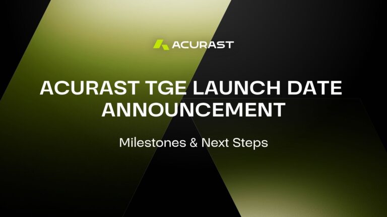 The Acurast Association Announces Launch Date for Token Generation Event (TGE) and Looks Ahead to Next Steps