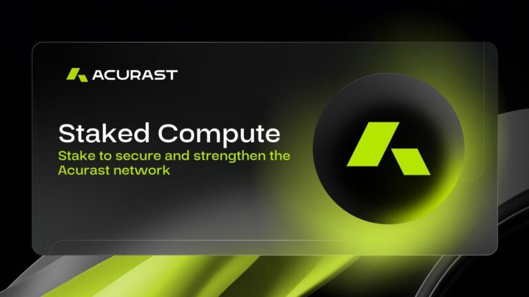 Staked Compute: How Your Stake Secures and Strengthens the Acurast Network