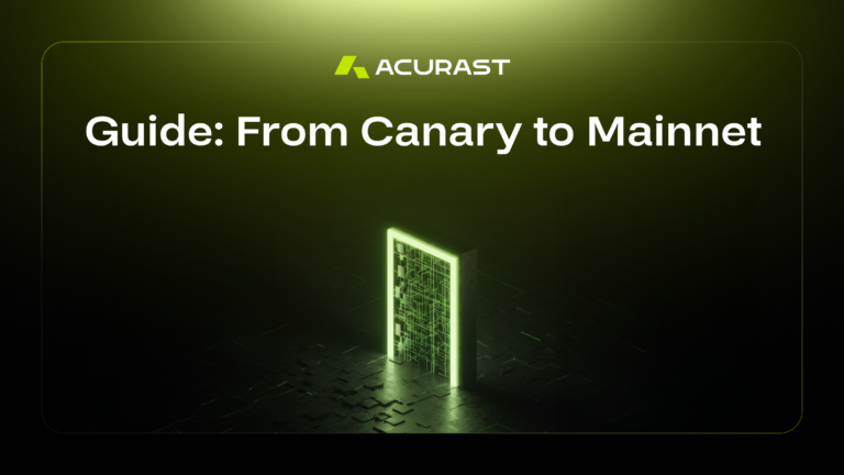 Migration Path Acurast – The Guide To Mainnet