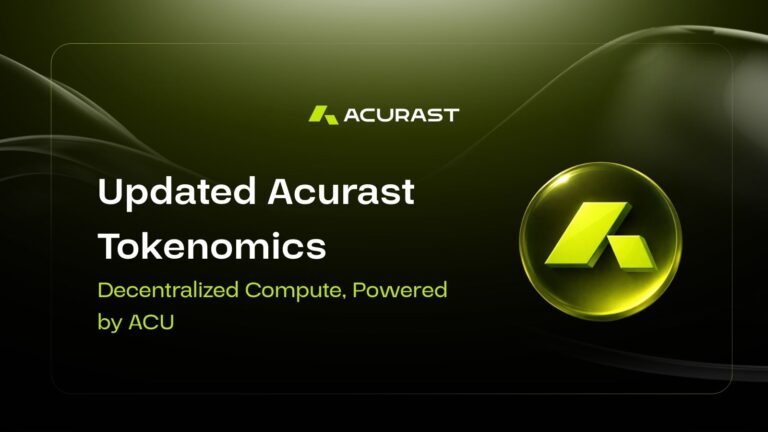 Updated Acurast Tokenomics  —  Decentralized Compute, Powered by ACU