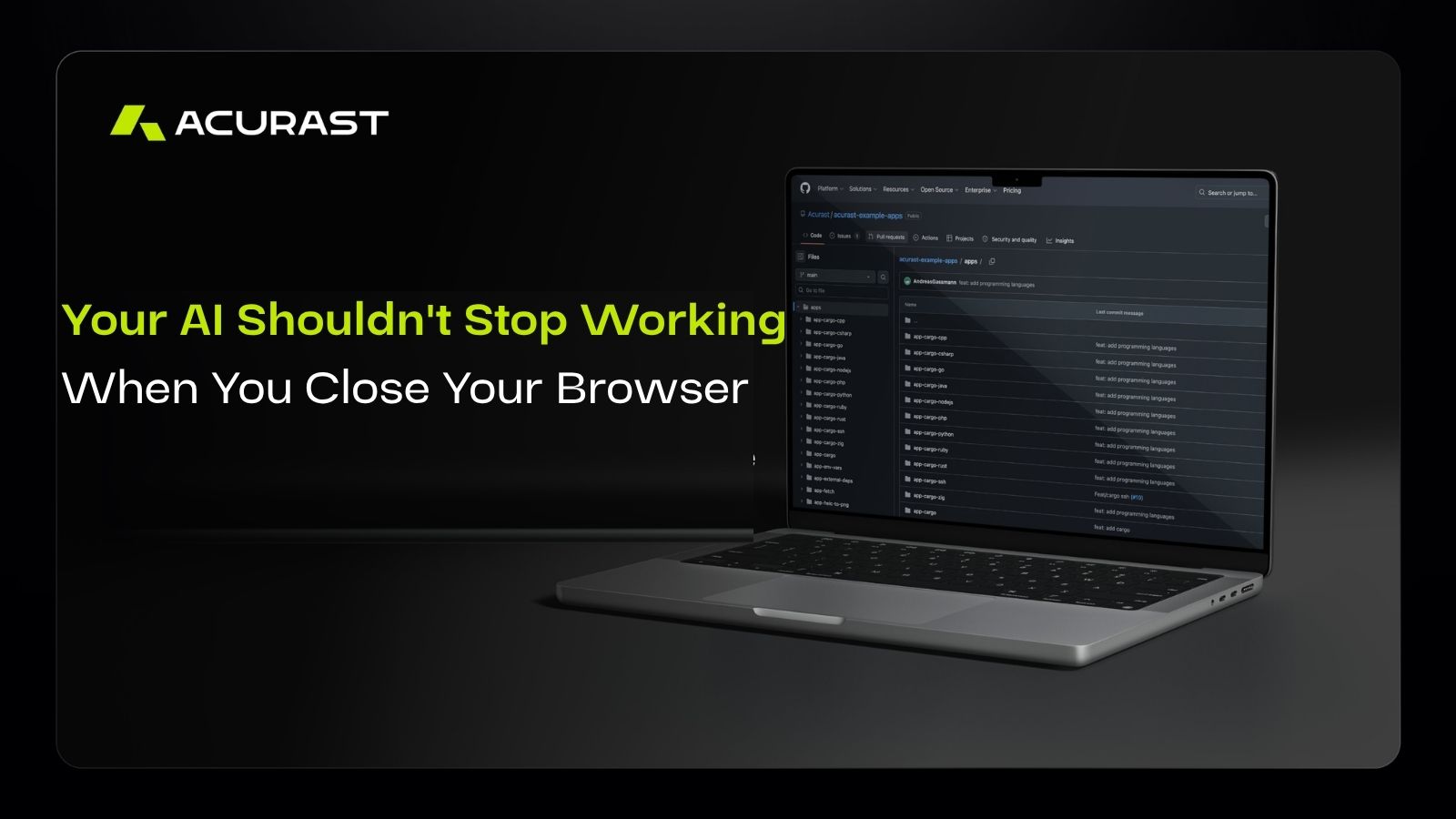 Your AI Shouldn’t Stop Working When You Close Your Browser