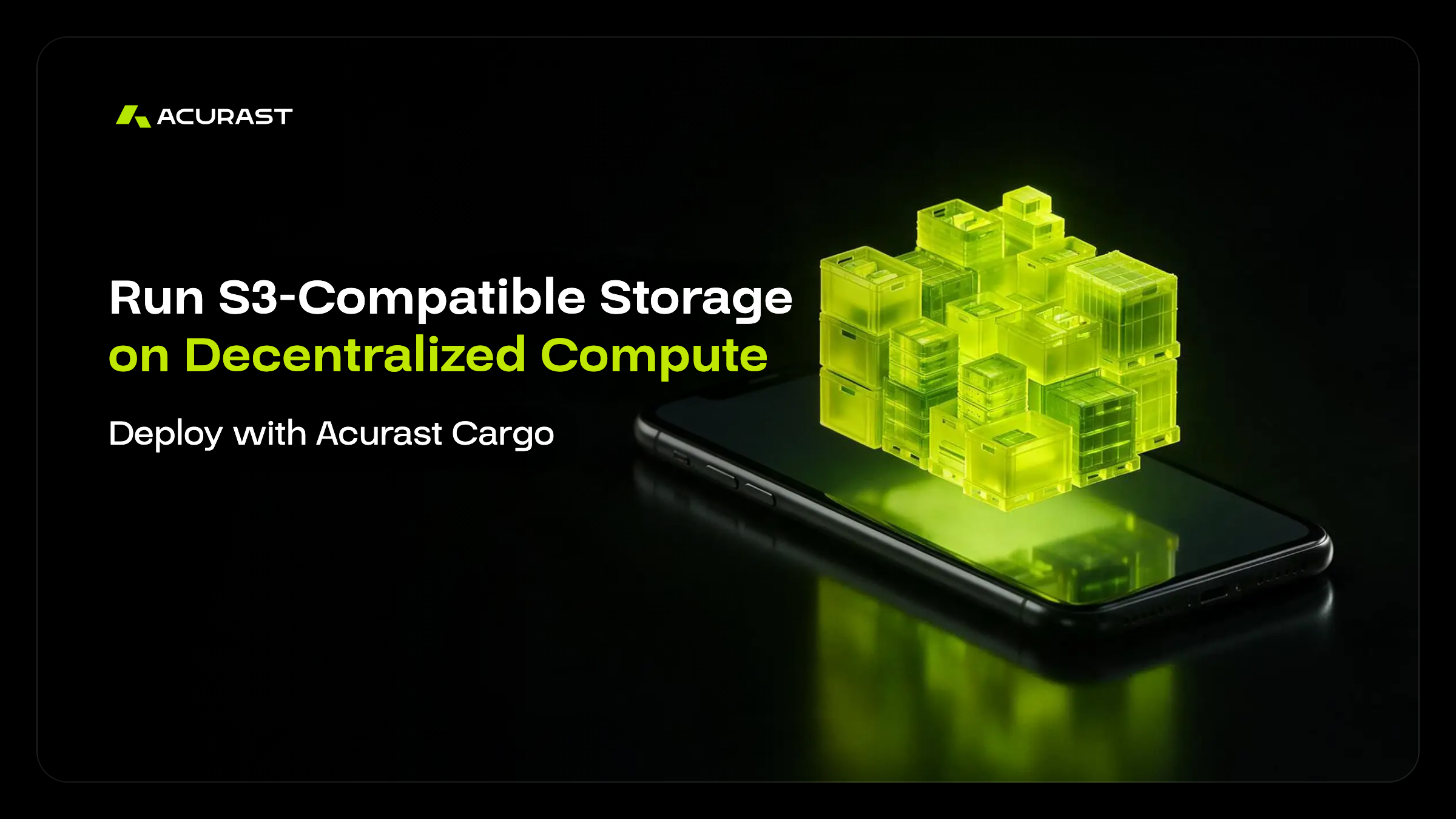 How to Run Garage S3-Compatible Object Storage on Decentralized Compute
