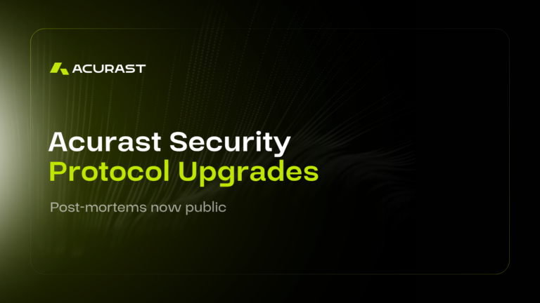 Acurast Security Protocol Upgrades