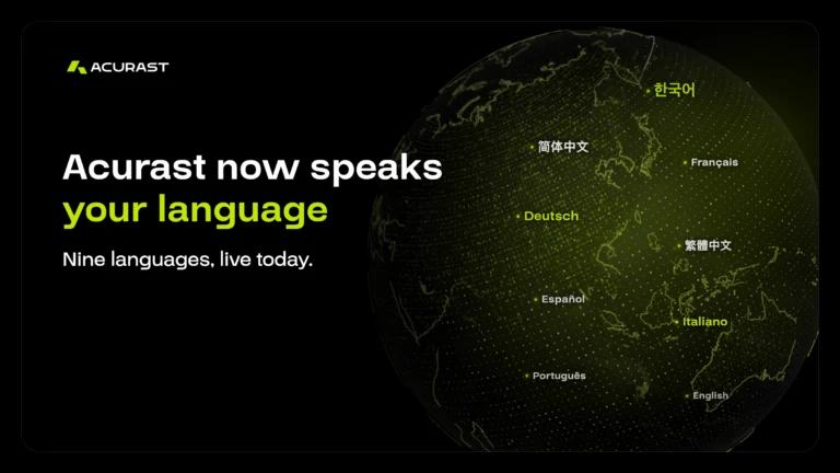 Acurast Now Speaks Your Language: 9 Languages Supported