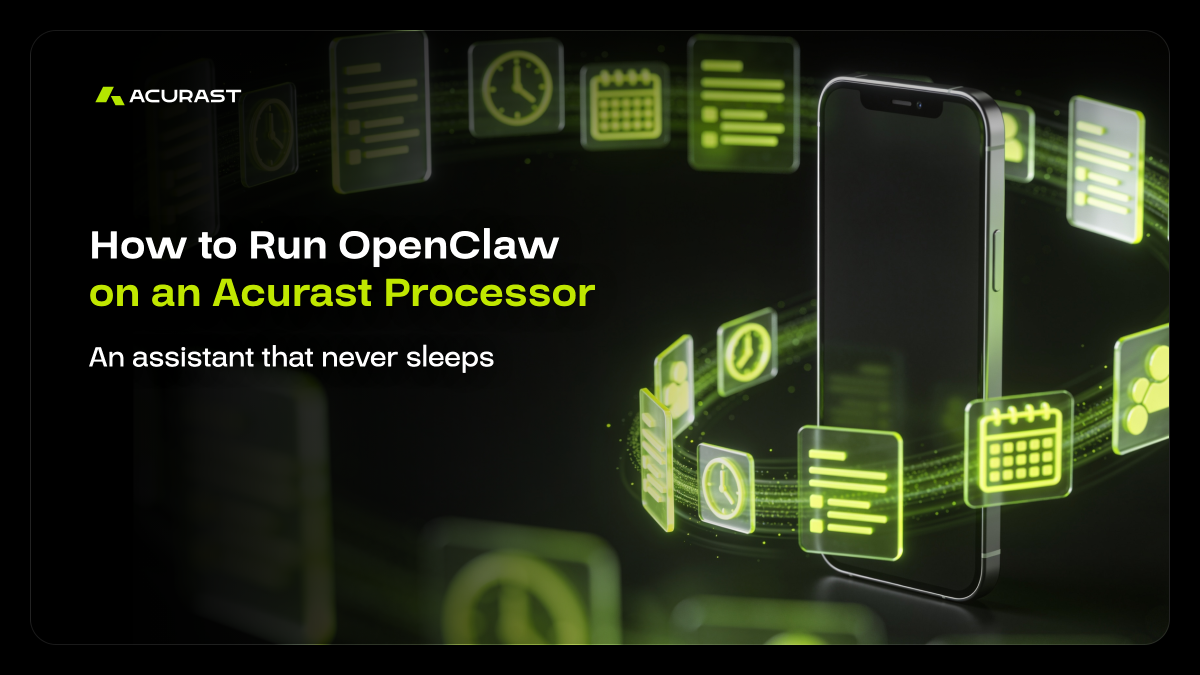 How to Run OpenClaw on an Acurast Processor